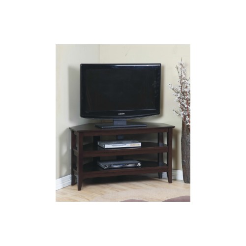 Quadra Corner TV Stand - Espresso